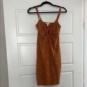 Stylish Rust Orange Dress